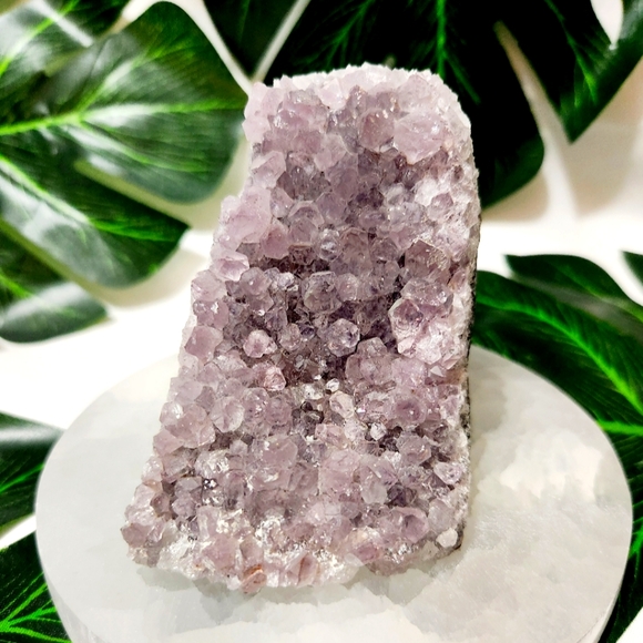 Amethyst Crystal Cluster with Large Flat Base Geode - Picture 3 of 13